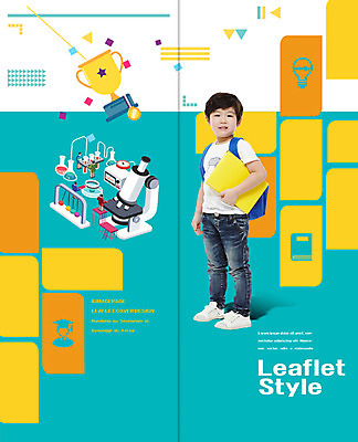 전신 PSD 템플릿 표지디자인 북디자인 출판디자인 어린이교육 교육 표지 남자 어린이 리플렛 과학 2단접지 북커버 책가방 현미경 실험기구 한명 서기 소년 팜플렛 책 한국인 트로피 이미지템플릿 1 가방 모션 사람 동양인 상_우승 파일형식