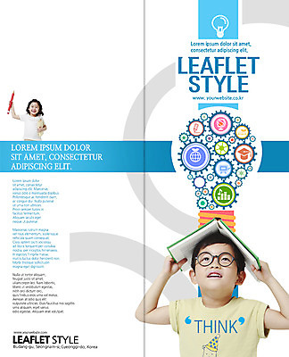 PSD 템플릿 표지디자인 북디자인 출판디자인 여자 어린이교육 교육 표지 남자 어린이 리플렛 2단접지 북커버 전구 소녀 소년 팜플렛 상반신 두명 책 연필 한국인 올려보기 톱니바퀴 머리위 이미지템플릿 모션 학용품 사람 동양인 필기구 파일형식