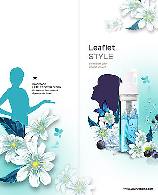 PSD 템플릿 우먼라이프 표지디자인 북디자인 출판디자인 여자 표지 꽃 실루엣 리플렛 나비 2단접지 북커버 팜플렛 뷰티 화장품 미스트 에센스 이미지템플릿 식물 라이프스타일 곤충 촬영기법 사람 파일형식