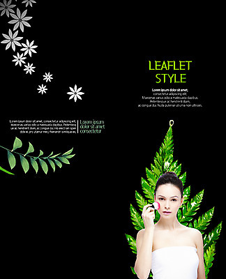 PSD 서양인 템플릿 우먼라이프 표지디자인 북디자인 출판디자인 여자 표지 꽃 리플렛 2단접지 북커버 나뭇잎 한명 팜플렛 상반신 20대 성인 뷰티 붓 튜브탑 볼터치 이미지템플릿 외국인 식물 1 라이프스타일 상의 잎 사람 청년 화장 파일형식
