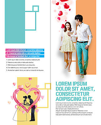PSD 템플릿 표지디자인 북디자인 출판디자인 여자 남자 내지 신부 리플렛 신랑 결혼 2단접지 북커버 키스 이벤트 팜플렛 여러명 20대 성인 쇼핑 손잡기 한국인 하트 이미지템플릿 모양 다수 모션 사람 동양인 청년 애정표현 파일형식