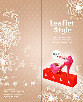 PSD 템플릿 표지디자인 북디자인 출판디자인 표지 꽃 리플렛 2단접지 북커버 이벤트 팜플렛 사람없음 쇼핑 세일 블록 하이힐 감사 이미지템플릿 식물 감정 구두 여성화 파일형식