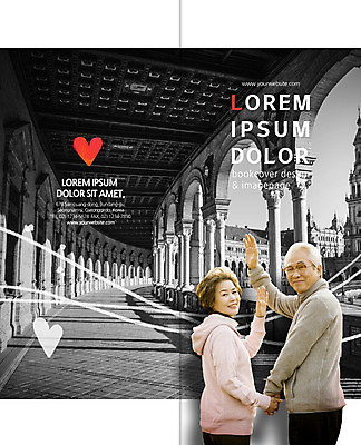 PSD 템플릿 표지디자인 건축물 북디자인 출판디자인 여자 표지 노년 남자 리플렛 해외여행 2단접지 북커버 웃음 팜플렛 상반신 성인 두명 실버라이프 손잡기 한국인 하트 손인사 이미지템플릿 모양 해외 라이프스타일 건축 여행 모션 표정 사람 동양인 인사 파일형식