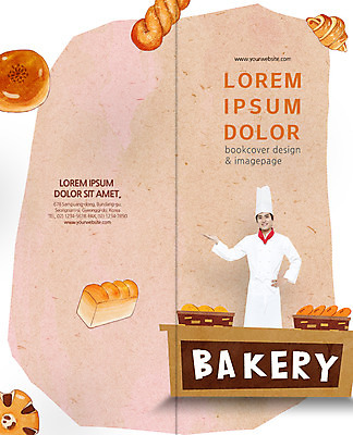 PSD 템플릿 표지디자인 북디자인 출판디자인 표지 남자 빵 리플렛 2단접지 북커버 안내 요리사모자 한명 팜플렛 상반신 20대 성인 요리사 빵집 한국인 식빵 홈베이킹 꽈배기 이미지템플릿 직업 모자_잡화 1 음식 사람 동양인 청년 상점 제빵 파일형식