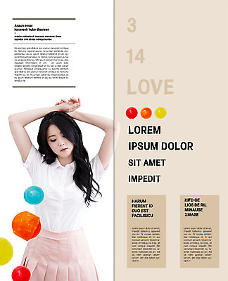 PSD 템플릿 표지디자인 북디자인 출판디자인 여자 내지 리플렛 2단접지 북커버 사탕 한명 팜플렛 상반신 20대 성인 한국인 이미지템플릿 1 디저트 사람 동양인 청년 파일형식