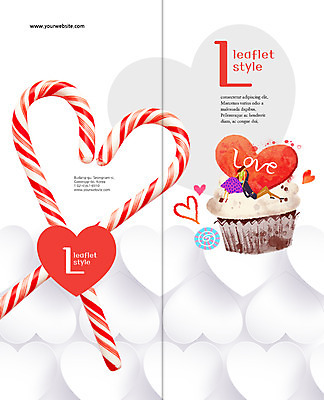 PSD 템플릿 표지디자인 북디자인 커플 출판디자인 여자 표지 남자 리플렛 2단접지 북커버 화이트데이 사탕 사랑 팜플렛 성인 두명 하트 컵케이크 지팡이사탕 이미지템플릿 모양 감정 관계 데이이벤트 디저트 사람 케이크 파일형식