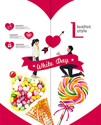 PSD 템플릿 표지디자인 북디자인 커플 출판디자인 여자 표지 남자 리플렛 2단접지 북커버 화이트데이 화살 막대사탕 사탕 팜플렛 20대 성인 두명 옆모습 마주보기 하트 무릎꿇기 일본인 젤리 이미지템플릿 젤리빈 모양 외국인 뷰포인트 관계 모션 데이이벤트 디저트 사람 동양인 청년 파일형식