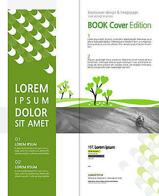 PSD 나무 템플릿 표지디자인 북디자인 출판디자인 내지 리플렛 2단접지 북커버 나뭇잎 팜플렛 사람없음 자연보호 그린캠페인 하트 무당벌레 이미지템플릿 모양 식물 캠페인 곤충 잎 자연 보호 파일형식