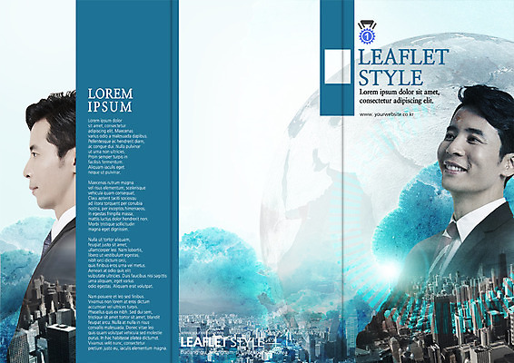 PSD 템플릿 표지디자인 북디자인 출판디자인 표지 남자 지구 리플렛 북커버 비즈니스 3단접지 웃음 빌딩 팜플렛 상반신 성인 두명 옆모습 30대 한국인 도시 비즈니스맨 이미지템플릿 뷰포인트 표정 사람 동양인 건물 장년 직장인 파일형식