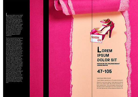 PSD 템플릿 표지디자인 북디자인 출판디자인 내지 종이 리플렛 북커버 3단접지 이벤트 팜플렛 사람없음 쇼핑 하이힐 찢어짐 이미지템플릿 구두 모션 여성화 파일형식