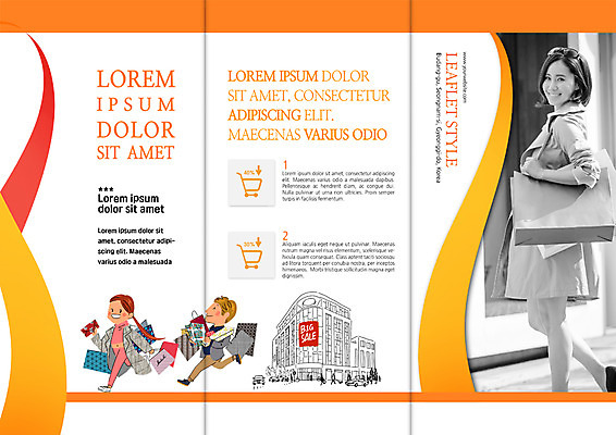 PSD 템플릿 표지디자인 북디자인 출판디자인 여자 남자 내지 리플렛 북커버 3단접지 웃음 이벤트 팜플렛 성인 옆모습 세명 30대 쇼핑 쇼핑백 한국인 이미지템플릿 뷰포인트 가방 표정 사람 동양인 장년 파일형식