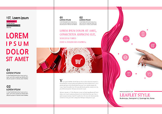 PSD 템플릿 표지디자인 북디자인 손 출판디자인 리본 내지 리플렛 북커버 3단접지 이벤트 팜플렛 신체부위 쇼핑 뷰티 매니큐어 아이섀도 이미지템플릿 사람 화장품 파일형식