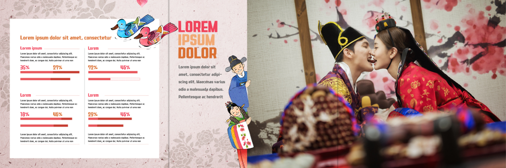 PSD 템플릿 표지디자인 북디자인 커플 출판디자인 여자 남자 내지 신부 리플렛 신랑 결혼 북커버 3단접지 팜플렛 여러명 20대 성인 한국인 한복 원앙 전통혼례 폐백 이미지템플릿 한국전통 다수 관계 조류 사람 동양인 이벤트 청년 전통의상 전통의례 파일형식