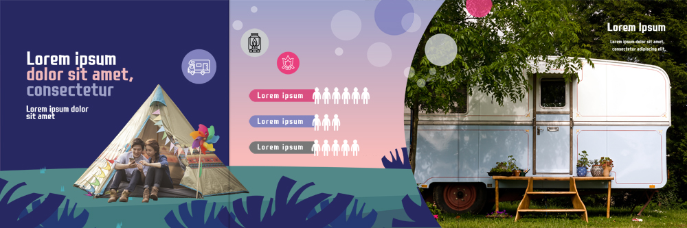 PSD 템플릿 표지디자인 북디자인 출판디자인 여자 남자 내지 리플렛 여행 북커버 3단접지 텐트 앉기 팜플렛 성인 두명 캠핑 한국인 캠핑카 이미지템플릿 모션 자동차 레저 캠핑도구 사람 동양인 파일형식