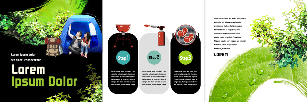 PSD 템플릿 표지디자인 북디자인 출판디자인 여자 남자 내지 리플렛 여행 북커버 3단접지 배낭 나뭇잎 텐트 육류 앉기 팜플렛 성인 두명 캠핑 한국인 그릴 토치 이미지템플릿 잎 가방 식재료 모션 주방용품 레저 캠핑도구 사람 동양인 공구 파일형식