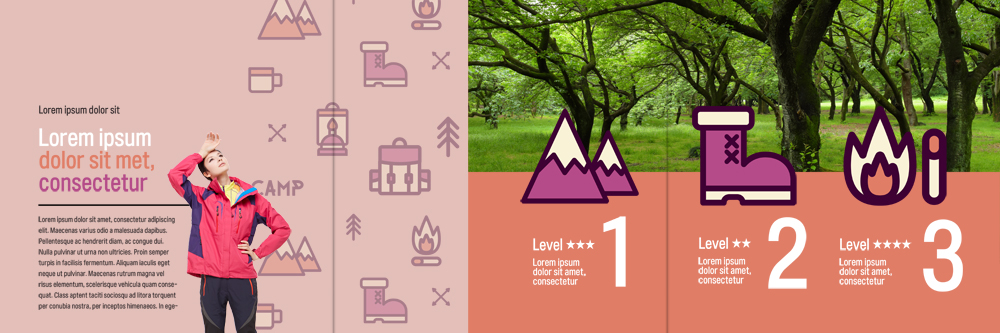 PSD 서양인 나무 템플릿 표지디자인 북디자인 출판디자인 여자 내지 리플렛 북커버 3단접지 불 산 한명 팜플렛 상반신 성인 등산 숲 등산복 등산화 이미지템플릿 자연요소 외국인 식물 1 옷 신발 사람 트래킹 등산용품 파일형식