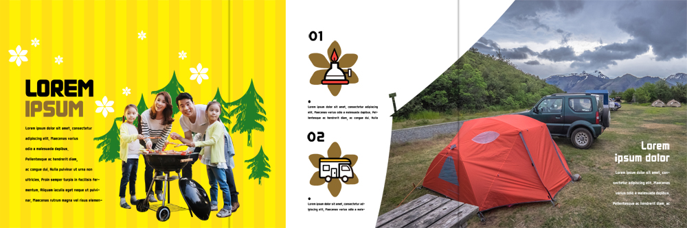 PSD 템플릿 표지디자인 북디자인 출판디자인 여자 남자 내지 어린이 리플렛 북커버 3단접지 가족 자동차 가족여행 텐트 팜플렛 여러명 성인 캠핑 한국인 그릴 캠핑장 그릴구이 이미지템플릿 육상교통 여행 다수 관계 주방용품 레저 캠핑도구 사람 동양인 구이 파일형식