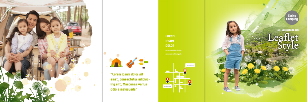 PSD 템플릿 표지디자인 북디자인 출판디자인 여자 표지 남자 어린이 리플렛 북커버 3단접지 가족 가족여행 서기 앉기 팜플렛 여러명 성인 30대 캠핑 한국인 약도 이미지템플릿 여행 다수 지도 관계 모션 레저 사람 동양인 장년 파일형식