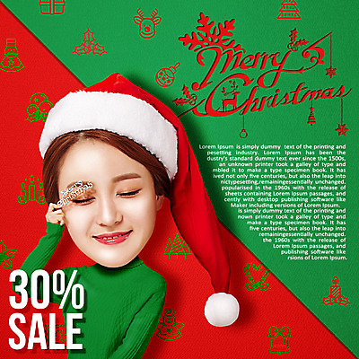 PSD 템플릿 편집이미지 여자 산타모자 한명 상반신 20대 성인 쇼핑 세일 한국인 전단 홍보물 의료성형뷰티 SD캐릭터 성인여자한명만 이미지편집 캐릭터 모자_잡화 1 크리스마스 사람 동양인 청년 여자한명만 성인여자만 파일형식