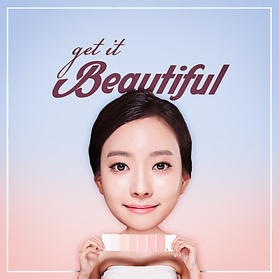 PSD 템플릿 편집이미지 여자 한명 상반신 20대 성인 뷰티 한국인 전단 홍보물 의료성형뷰티 SD캐릭터 성인여자한명만 피부톤 이미지편집 캐릭터 1 사람 동양인 청년 피부 여자한명만 성인여자만 파일형식