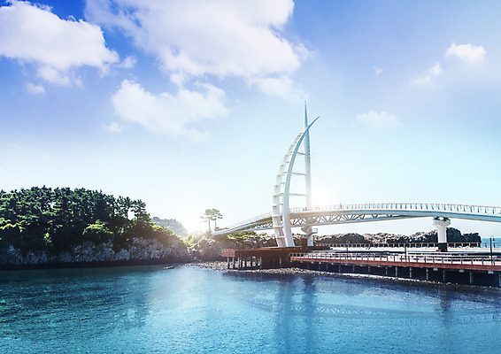 PSD 나무 구름 편집 편집이미지 바다 비즈니스 하늘 사람없음 가교 이미지편집 자연요소 식물 건축물 파일형식