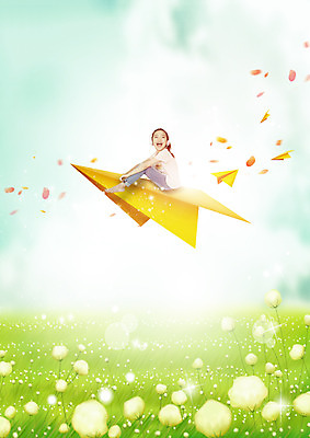 전신 PSD 편집 편집이미지 여자 꽃 어린이 한명 앉기 옆모습 헤드폰 봄 한국인 종이비행기 이미지편집 식물 1 계절 뷰포인트 음향기기 모션 사람 동양인 종이접기 파일형식