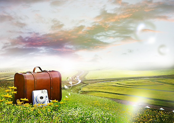 PSD 구름 편집 편집이미지 꽃 여행 하늘 초원 사람없음 노을 여행가방 물방울 폴라로이드 이미지편집 자연요소 식물 가방 카메라 파일형식