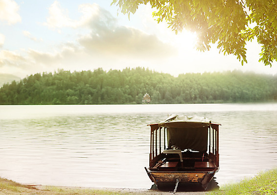 PSD 나무 구름 편집 편집이미지 여행 하늘 사람없음 강 숲 나루터 선박 이미지편집 자연요소 식물 수상교통 항구 파일형식