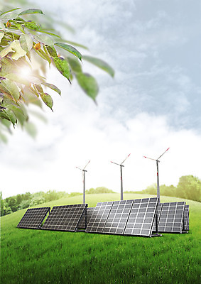 PSD 구름 편집 편집이미지 자연 하늘 나뭇잎 초원 사람없음 자연보호 환경 그린캠페인 그린에너지 풍력에너지 태양에너지 집열판 이미지편집 자연요소 캠페인 잎 에너지 보호 생태계 파일형식