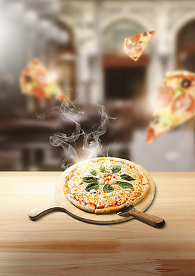 PSD 편집 편집이미지 음식 피자 사람없음 수증기 조각피자 이미지편집 패스트푸드 서양음식 파일형식