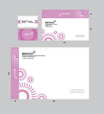 템플릿 분홍색 무늬 패턴 명함 명함템플릿 서류봉투 편지봉투 사람없음 세트 패키지 봉투템플릿 우편봉투 비즈디자인 봉투디자인 이미지템플릿 AI파일 컬러 봉투 편지 우편물 파일형식 벡터
