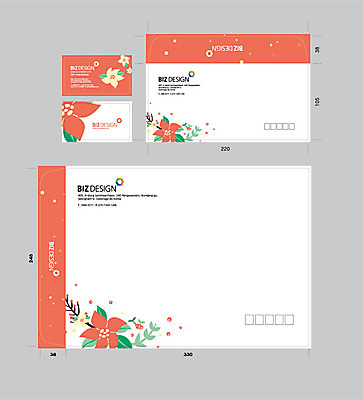 템플릿 꽃 꽃무늬 명함 명함템플릿 나뭇잎 서류봉투 편지봉투 사람없음 세트 패키지 봉투템플릿 우편봉투 비즈디자인 봉투디자인 이미지템플릿 AI파일 식물 잎 무늬 봉투 편지 우편물 파일형식 벡터