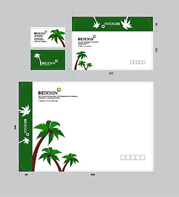 템플릿 명함 명함템플릿 서류봉투 편지봉투 사람없음 세트 야자수 패키지 봉투템플릿 우편봉투 비즈디자인 트로피컬아트 봉투디자인 이미지템플릿 AI파일 나무 봉투 편지 우편물 그림 파일형식 벡터