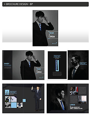 템플릿 남자 ZIP 넥타이 정장 팜플렛 여러명 20대 성인 한국인 비즈니스맨 성인남자만 인디자인 INDD 이미지템플릿 잡화 옷 다수 비즈니스 사람 동양인 청년 직장인 남자만 성인만 파일형식