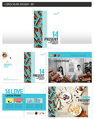 템플릿 커플 여자 남자 ZIP 팜플렛 20대 성인 두명 쿠키 초콜릿 한국인 성인만 인디자인 INDD 이미지템플릿 관계 디저트 사람 동양인 청년 파일형식