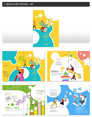 템플릿 1 여자 남자 ZIP 과학 청소년 팜플렛 여러명 망원경 수학 청소년교육 인디자인 INDD 이미지템플릿 교육 다수 교과목 사람 파일형식