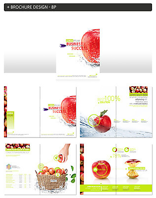 템플릿 손 ZIP 팜플렛 신체부위 사과 사과바구니 인디자인 INDD 이미지템플릿 과일 사람 바구니 파일형식