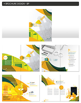 템플릿 ZIP 빌딩 팜플렛 사람없음 금융 달러 금융비즈니스 금괴 인디자인 INDD 이미지템플릿 돈 비즈니스 건물 경제 황금 파일형식