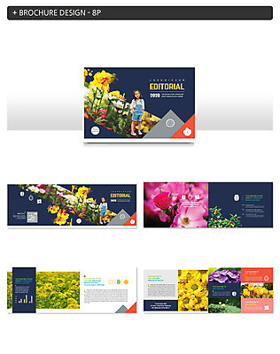 템플릿 여자 꽃 ZIP 어린이 팜플렛 두명 한국인 소녀만 인디자인 INDD 이미지템플릿 식물 사람 동양인 여자만 어린이만 파일형식