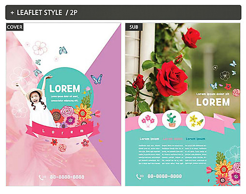 템플릿 여자 꽃 ZIP 포스터 어린이 나비 한명 장미 한국인 전단템플릿 전단 소녀한명만 인디자인 INDD 이미지템플릿 식물 1 곤충 사람 동양인 홍보물 여자한명만 소녀만 파일형식