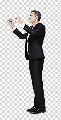 전신 서양인 외국인 편집이미지 응시 남자 40대 나비넥타이 한명 서기 웃음 들기 정장 턱시도 손짓 성인 옆모습 지휘봉 지휘자 지휘 PNG 성인남자한명만 편집소스 1 시선 옷 뷰포인트 중년 모션 넥타이 표정 사람 인종 음악가 남자한명만 성인남자만 파일형식