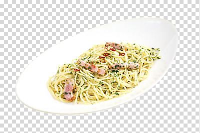 편집이미지 접시 음식 고추 파스타 서양음식 파슬리 스파게티 사람없음 면류 면 베이컨 PNG 편집소스 식기 채소 돼지고기 파일형식