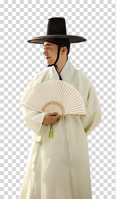 편집이미지 응시 남자 한명 서기 웃음 들기 상반신 20대 성인 앞모습 한국인 부채 한복 두루마기 PNG 성인남자한명만 편집소스 갓모자 모자_잡화 1 한국전통 시선 뷰포인트 모션 전통소품 표정 사람 동양인 청년 전통의상 남자한명만 성인남자만 파일형식