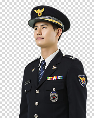 편집이미지 응시 남자 한명 서기 상반신 20대 성인 옆모습 한국인 경찰 경찰복 PNG 성인남자한명만 편집소스 직업 1 시선 뷰포인트 유니폼 모션 사람 동양인 청년 남자한명만 성인남자만 파일형식