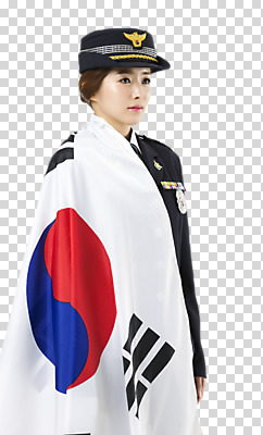 편집이미지 응시 여자 한명 서기 상반신 20대 성인 옆모습 한국인 태극기 경찰복 여경 PNG 애국심 성인남자한명만 편집소스 1 시선 뷰포인트 유니폼 모션 사람 동양인 청년 경찰 국기 남자한명만 성인남자만 파일형식