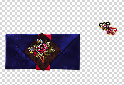 편집이미지 전통소품 사람없음 PNG 선물봉투 나비장식 편집소스 전통 봉투 장식 오브젝트 파일형식