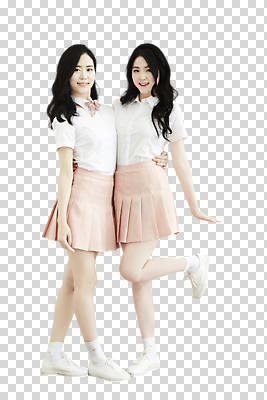 전신 편집이미지 여자 포즈 서기 웃음 20대 성인 두명 옆모습 청춘 우정 한국인 PNG 뷰티라이프 성인여자만 트윈룩 편집소스 라이프스타일 옷 뷰포인트 컨셉 모션 표정 사람 동양인 청년 친구 여자만 성인만 파일형식