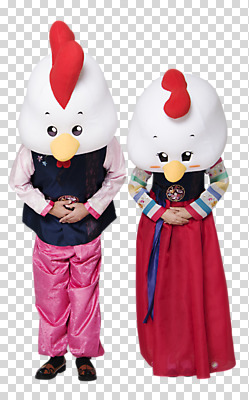 전신 편집이미지 커플 여자 남자 새해 서기 성인 두명 앞모습 인사 닭띠 닭 한복 닭캐릭터 PNG 닭머리 동물탈 인형탈 정유년 편집소스 한국전통 뷰포인트 동물캐릭터 관계 모션 조류 사람 십이지신 예절 전통의상 탈 파일형식 2017년