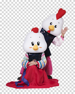 전신 편집이미지 커플 여자 남자 새해 손짓 상반신 성인 두명 앞모습 인사 닭띠 닭 한복 닭캐릭터 손모으기 PNG 공손 닭머리 동물탈 인형탈 정유년 편집소스 한국전통 뷰포인트 동물캐릭터 관계 모션 조류 사람 십이지신 예절 전통의상 탈 파일형식 2017년