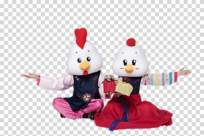 전신 편집이미지 커플 여자 남자 새해 선물 들기 앉기 손짓 성인 두명 앞모습 닭띠 닭 한복 손내밀기 닭캐릭터 PNG 닭머리 동물탈 새해선물 인형탈 정유년 편집소스 한국전통 뷰포인트 동물캐릭터 관계 모션 조류 사람 십이지신 전통의상 탈 파일형식 2017년 명절선물